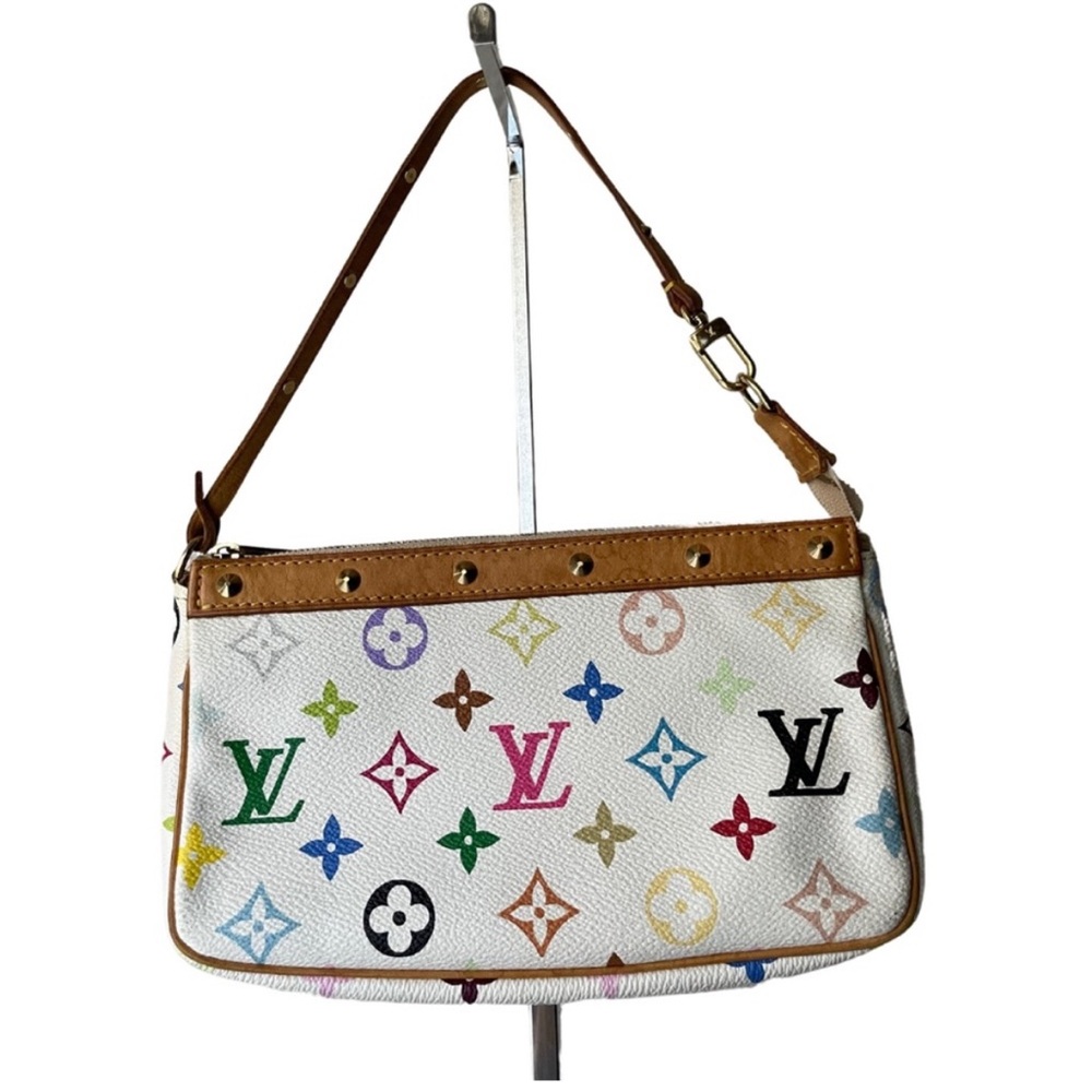 LVx TM White Multicolour
Monogram Pochette